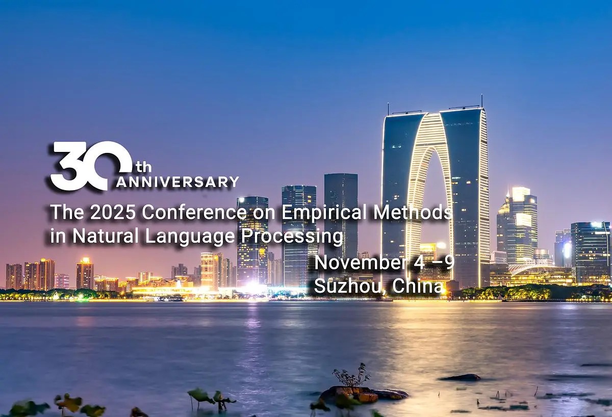 EMNLP 2025 Paper Presentation in Suzhou